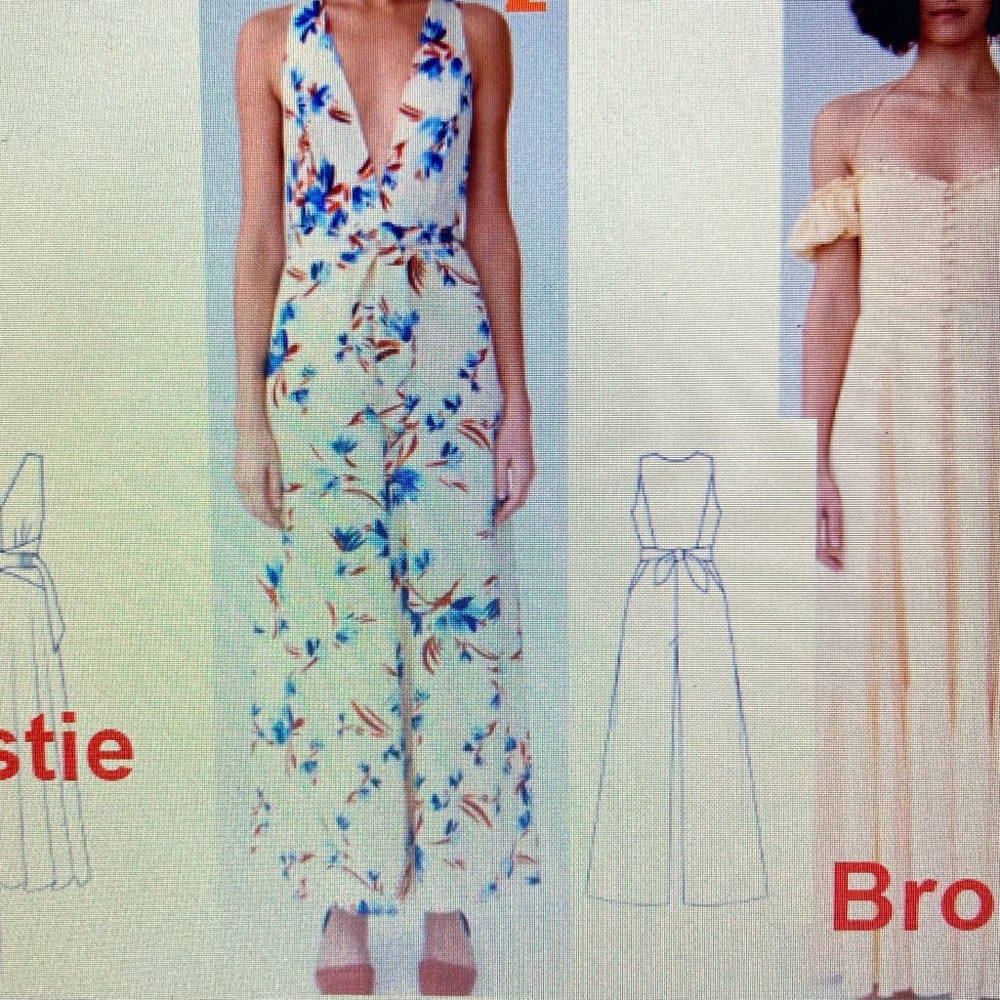 Fame and Partners jumpsuit Dauphine Floral size 4